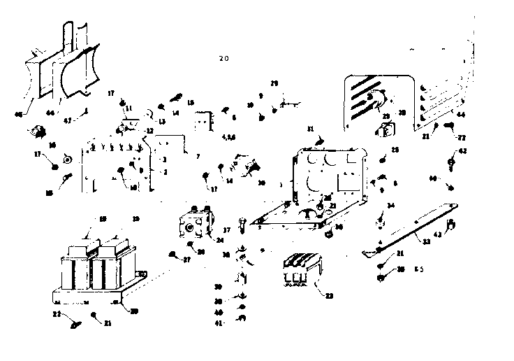 Craftsman 58055620 connector panel diagram