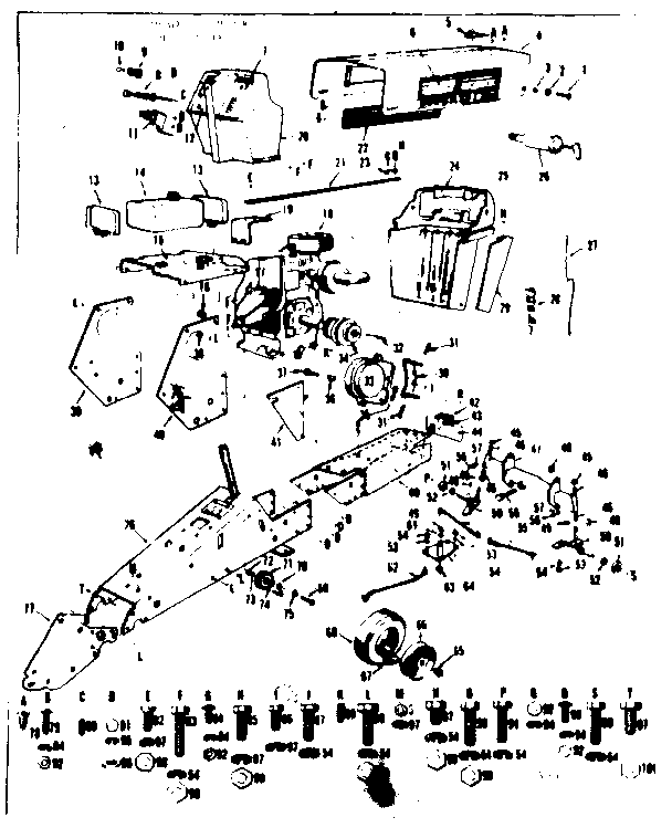 Craftsman 91725310 top half diagram