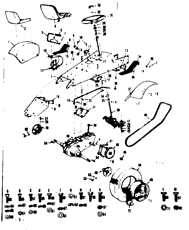 Craftsman 91725310 steering assembly diagram