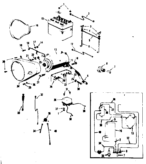 Craftsman 91725310 electrical system diagram