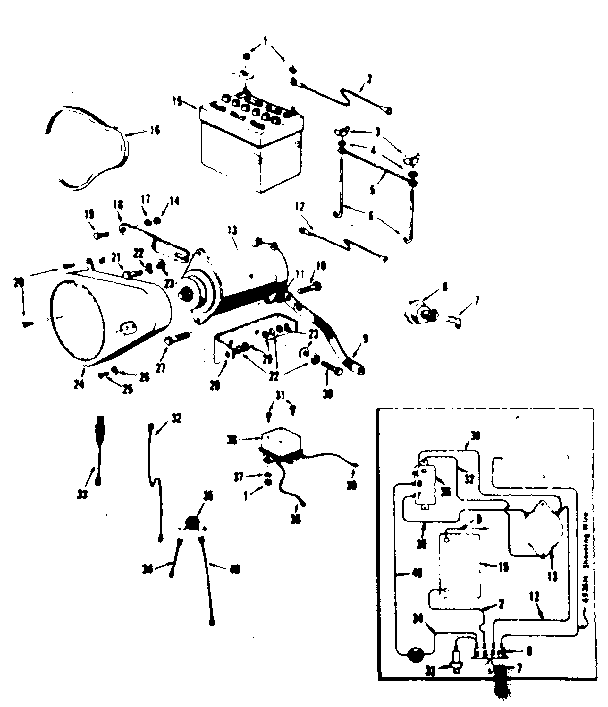 Craftsman 91725311 electrical system diagram