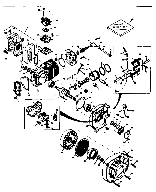 Craftsman 917352132 engine breakdown diagram