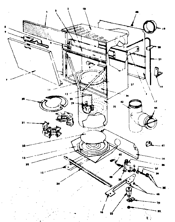 Kenmore 15570726 replacement parts diagram