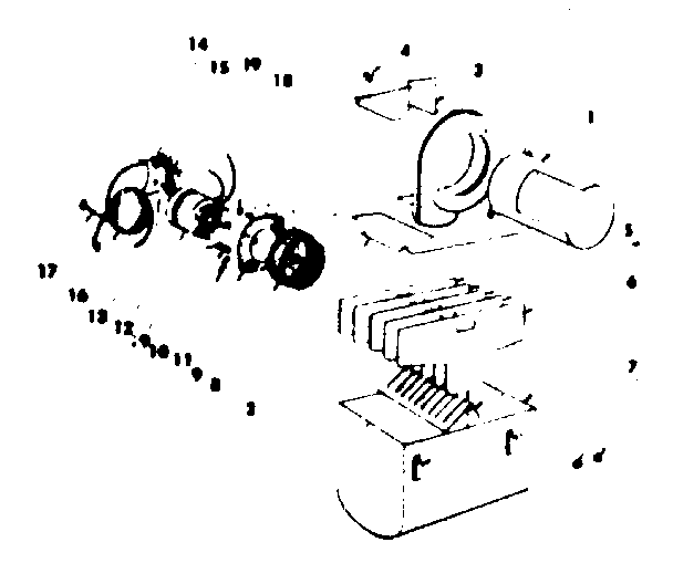Kenmore 15585481 optional power humidifier no. 42-70023 diagram