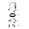 Sears 39025002 horizontal casing adapter diagram