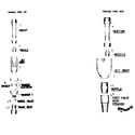 Sears 39025072 single & double pipe jets diagram