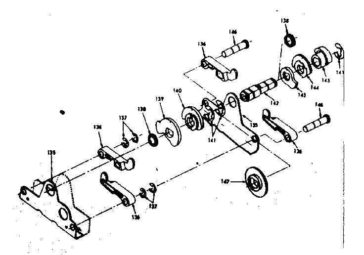 Kenmore 62548880 cam nest assembly diagram