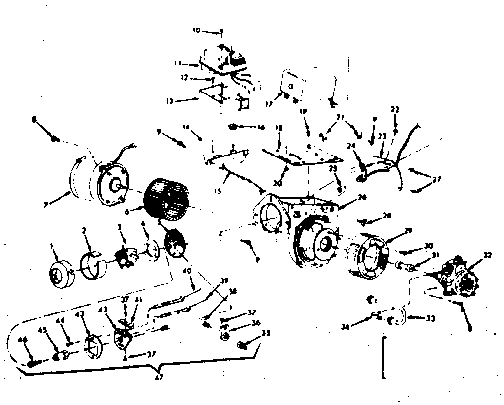 Kenmore 86774282 oil burner assembly diagram