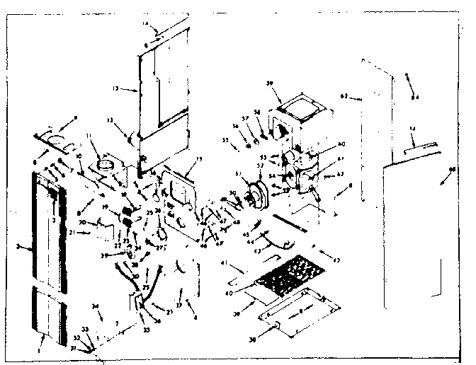 Kenmore 86774381 furnace assemblies diagram