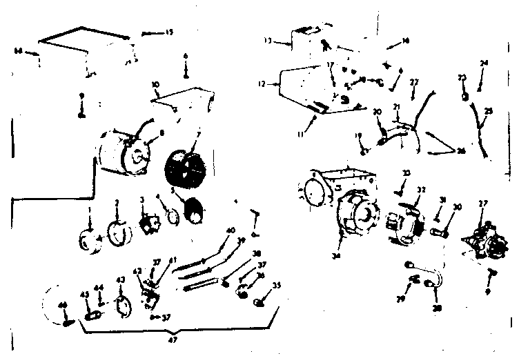 Kenmore 86774582 oil burner assembly diagram