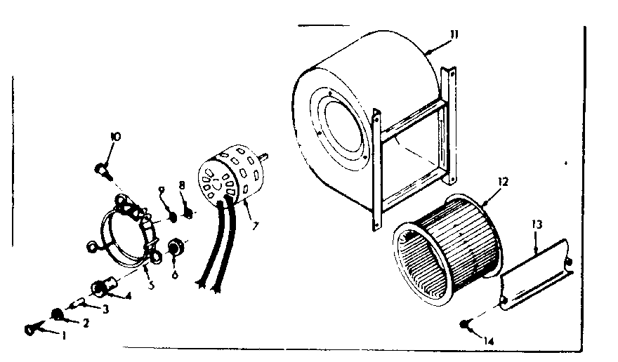 Kenmore 86774582 h-q blower assembly diagram