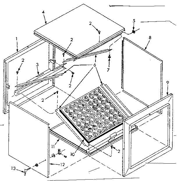 Kenmore 86774783 filter compartment diagram