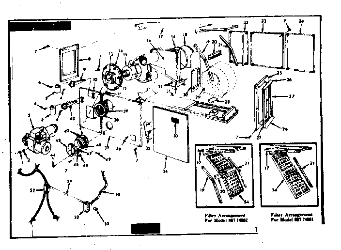 Kenmore 86774881 furnace assemblies diagram