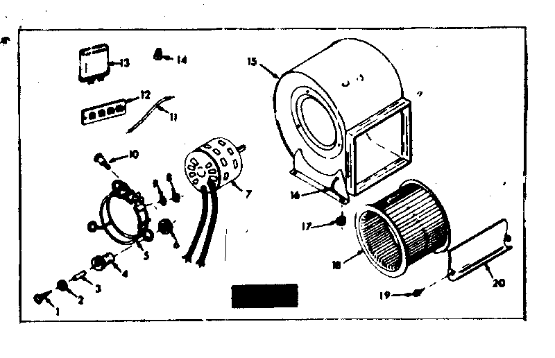 Kenmore 86774881 h-q blower assembly diagram