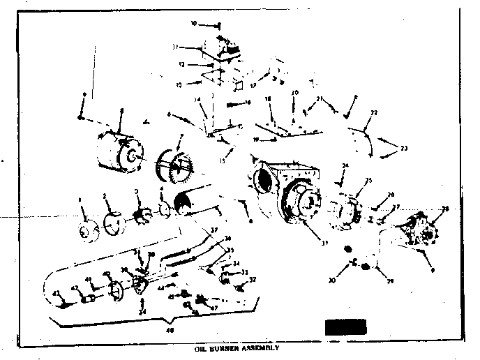 Kenmore 86774881 oil burner assembly diagram