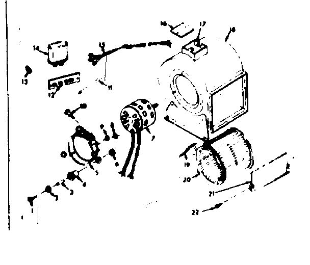 Kenmore 867762811 h-q blower assembly diagram