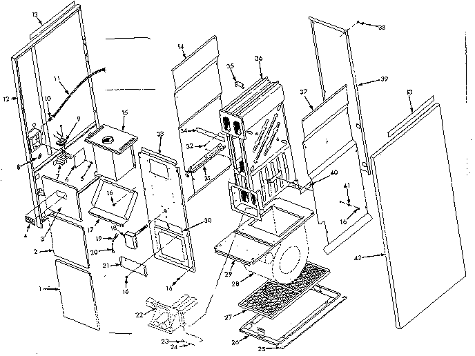 Kenmore 86776486 furnace assemblies - all models diagram