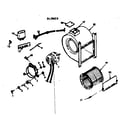 Kenmore 86776486 blower diagram