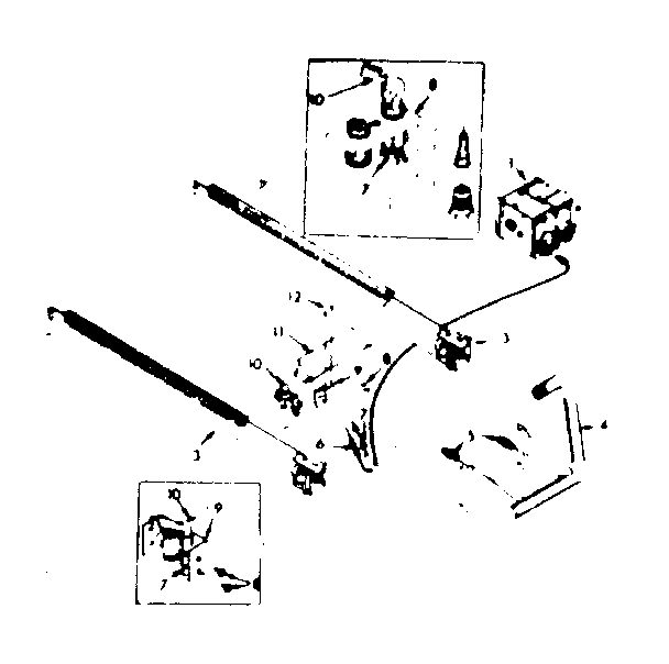 Kenmore 86776921 burner & manifold assembly diagram