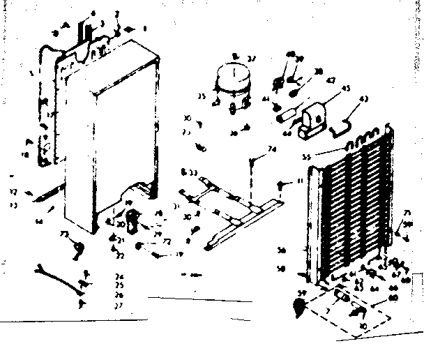 Kenmore 106628142 unit parts diagram