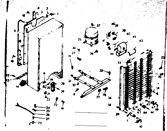 Kenmore 106628250 unit parts diagram