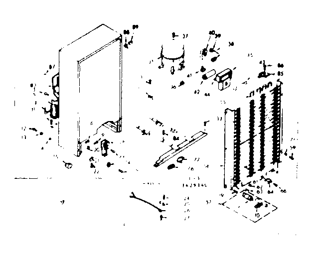 Kenmore 106629140 unit parts diagram