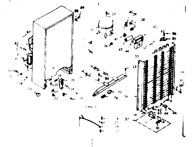 Kenmore 106629240 unit parts diagram