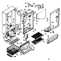 Kenmore 106629450 cabinet parts diagram