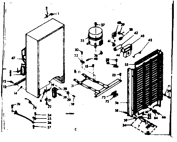 Kenmore 106629550 unit parts diagram