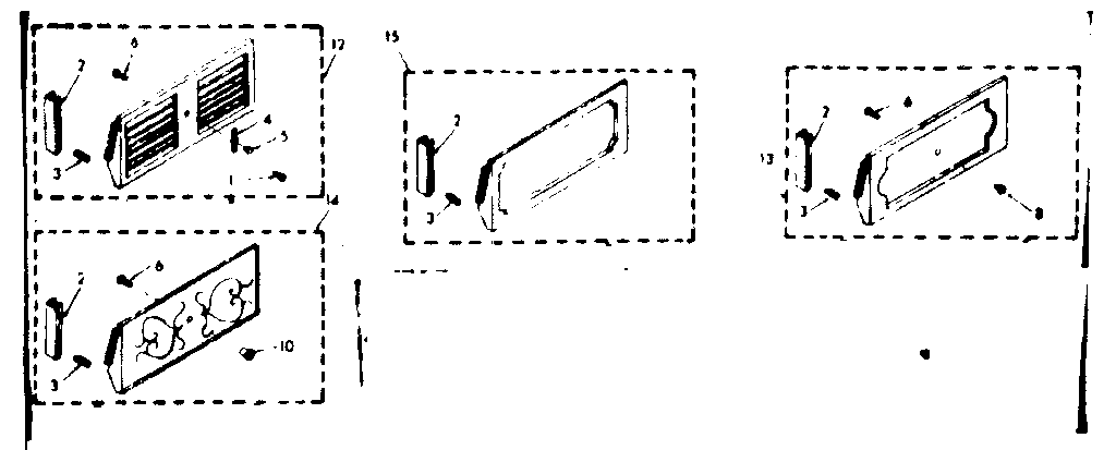 Kenmore 10668151 accessory decorator panel kit diagram