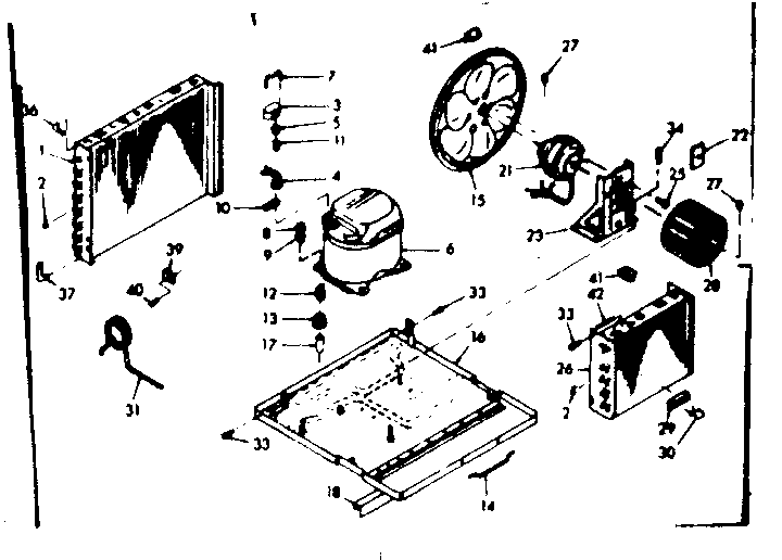 Kenmore 10668151 unit parts diagram