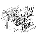 Kenmore 10668161 cabinet parts diagram