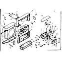 Kenmore 10668161 air flow parts diagram