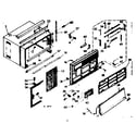 Kenmore 10668172 cabinet parts diagram