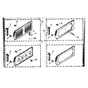 Kenmore 10668172 accessory decorator panel kits diagram