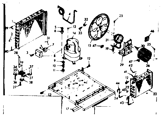 Kenmore 10668191 unit parts diagram