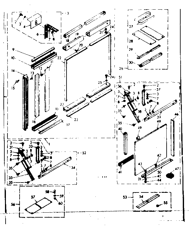 Kenmore 10668290 accessory kit parts diagram