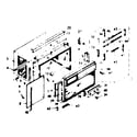 Kenmore 10668291 cabinet parts diagram