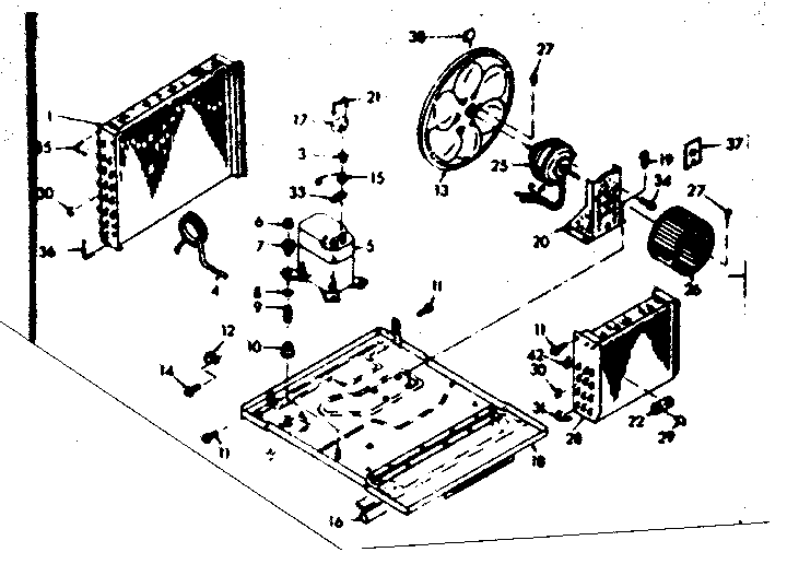 Kenmore 10668500 unit parts diagram