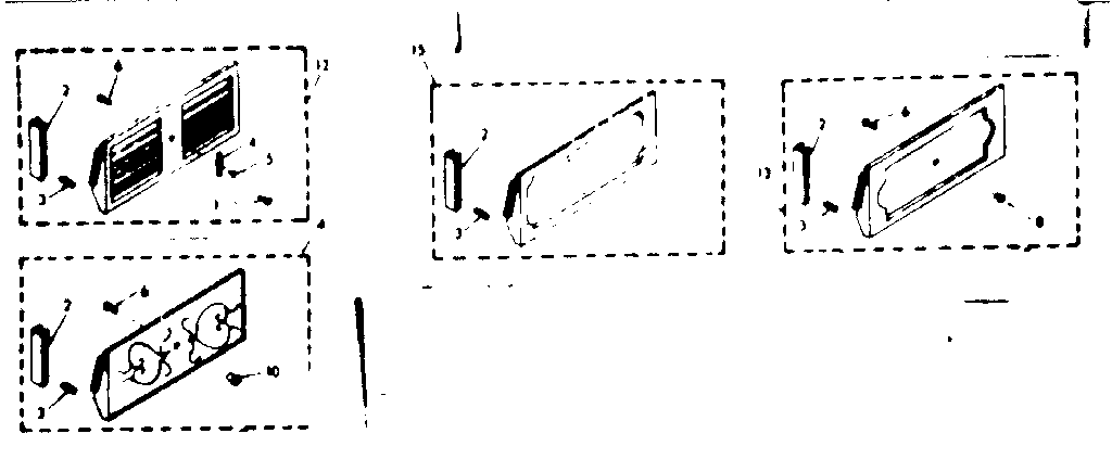 Kenmore 10668761 accessory decorator panel kit diagram