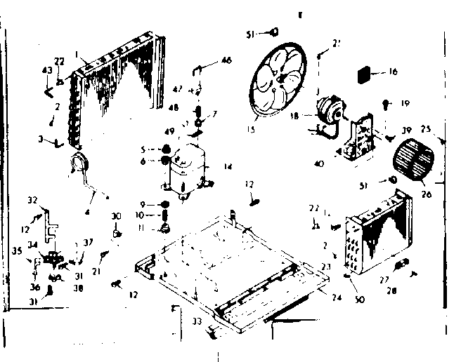 Kenmore 10668761 unit parts diagram