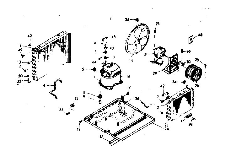 Kenmore 10669160 unit parts diagram