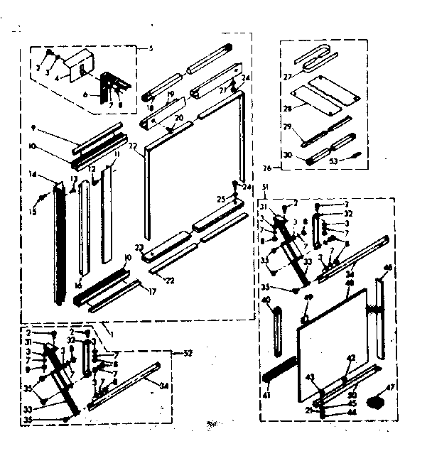 Kenmore 10669160 accessory kit parts diagram