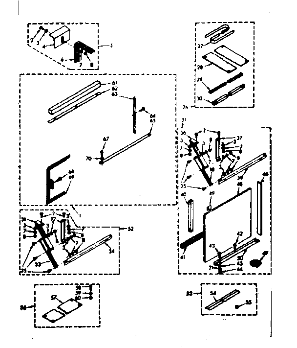Kenmore 10669280 accessory kit parts diagram