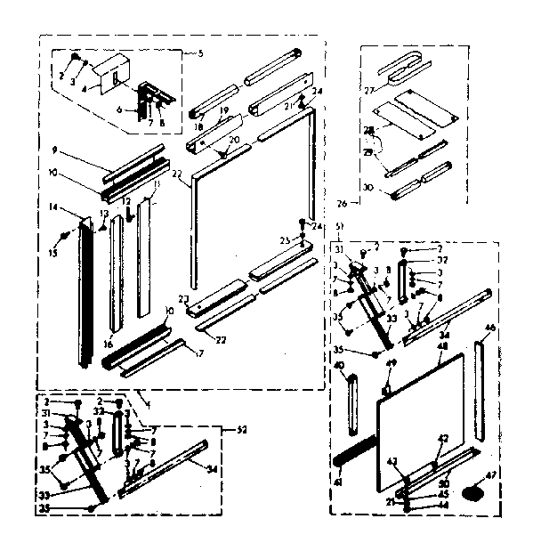 Kenmore 10669760 accessory kit parts diagram
