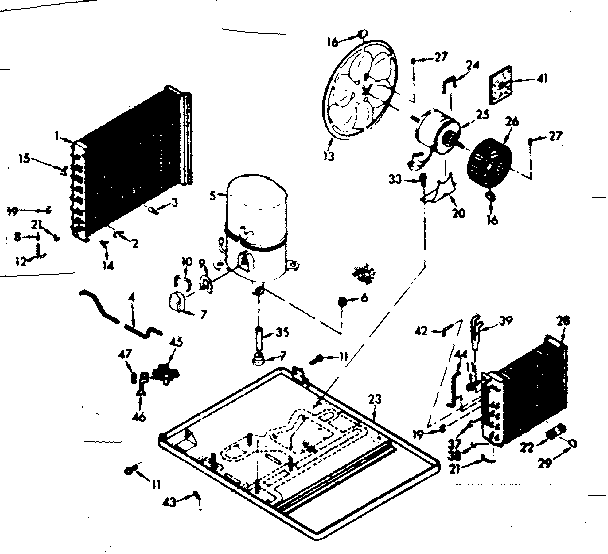 Kenmore 10669930 unit parts diagram