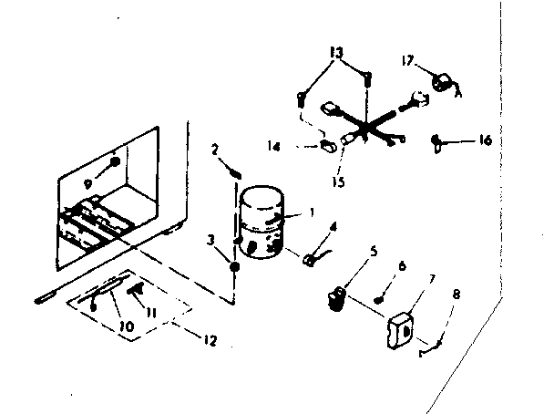 Kenmore 198618310 unit parts diagram