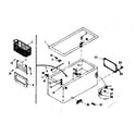 Kenmore 198619620 cabinet parts diagram