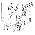 Kenmore 25368111 electrical system & air handling parts diagram