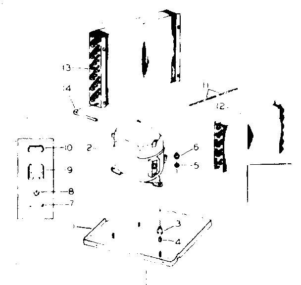 Kenmore 25369091 unit parts diagram